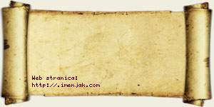 Lena Jakšić vizit kartica